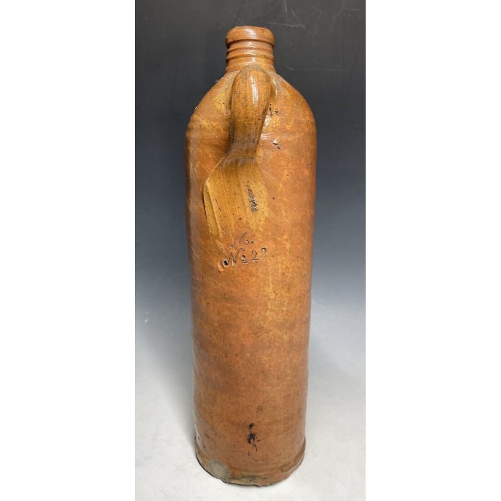 Ober Selters-Nassau Germany Mineral Water Salt Glazed Antique 12" Bottle 1800's